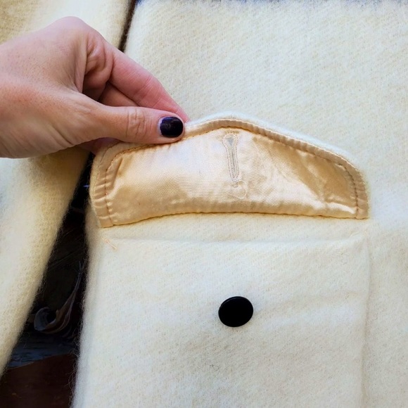 Vtg ORIG HUDSON BAY Wool 4 Pt BLKT COAT JACKET 60s - Picture 12 of 12